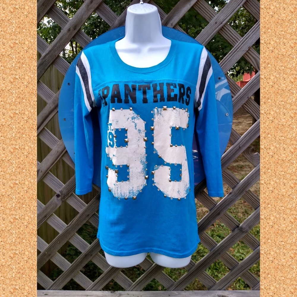 PINK VICTORIA'S SECRET Carolina Panthers top